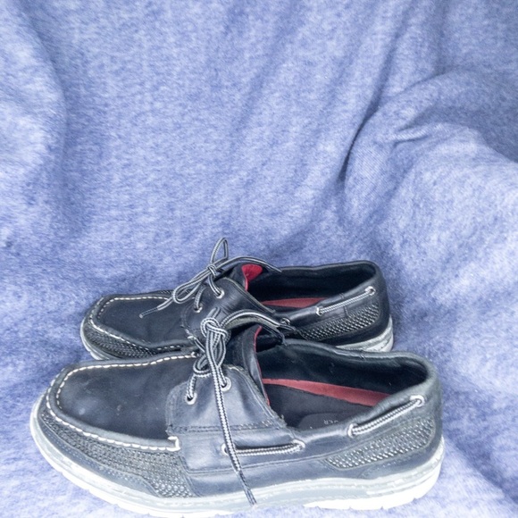 Sperry Top-Sider Leather Black Men's Size 12 - Picture 1 of 6
